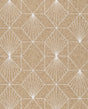 York Halcyon Neutral Geometric Wallpaper
