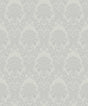 York Renatta Silver Damask Wallpaper