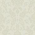York Antonella Silver Scroll Wallpaper