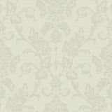 York Antonella Silver Scroll Wallpaper