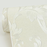 York Antonella Silver Scroll Wallpaper
