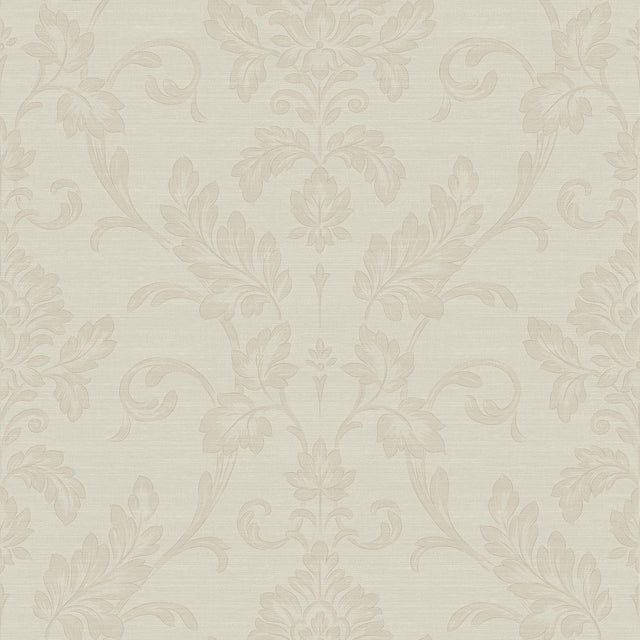 York Antonella Rose Gold Scroll Wallpaper