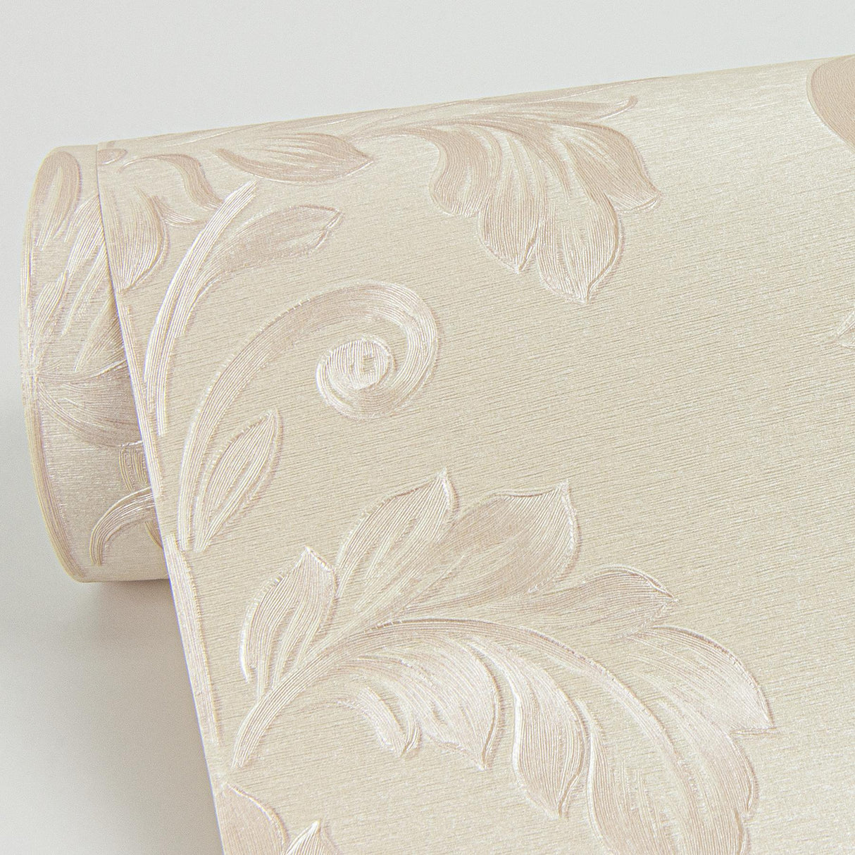 York Antonella Rose Gold Scroll Wallpaper
