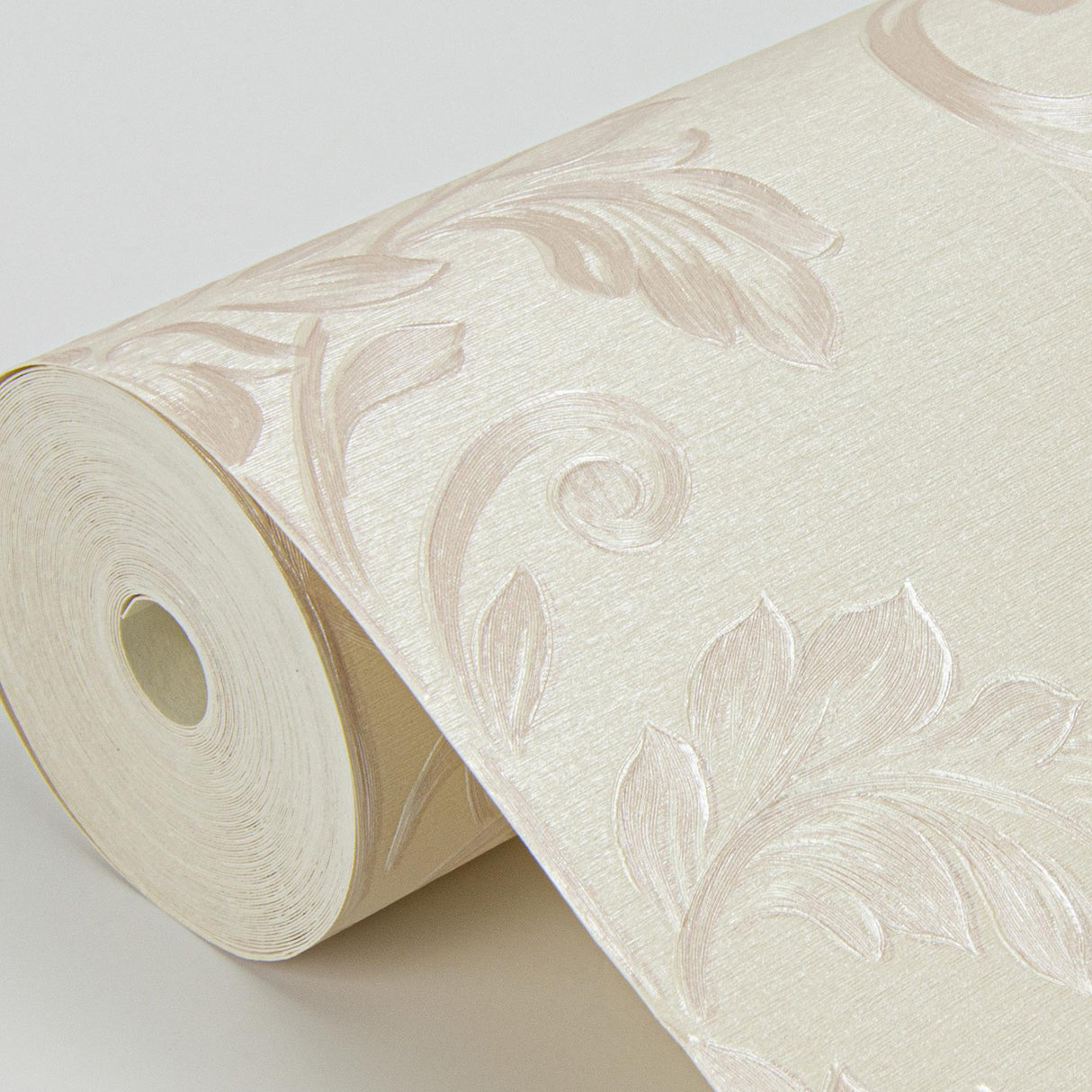 York Antonella Rose Gold Scroll Wallpaper