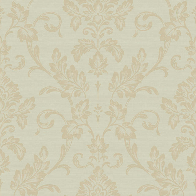 York Antonella Gold Scroll Wallpaper