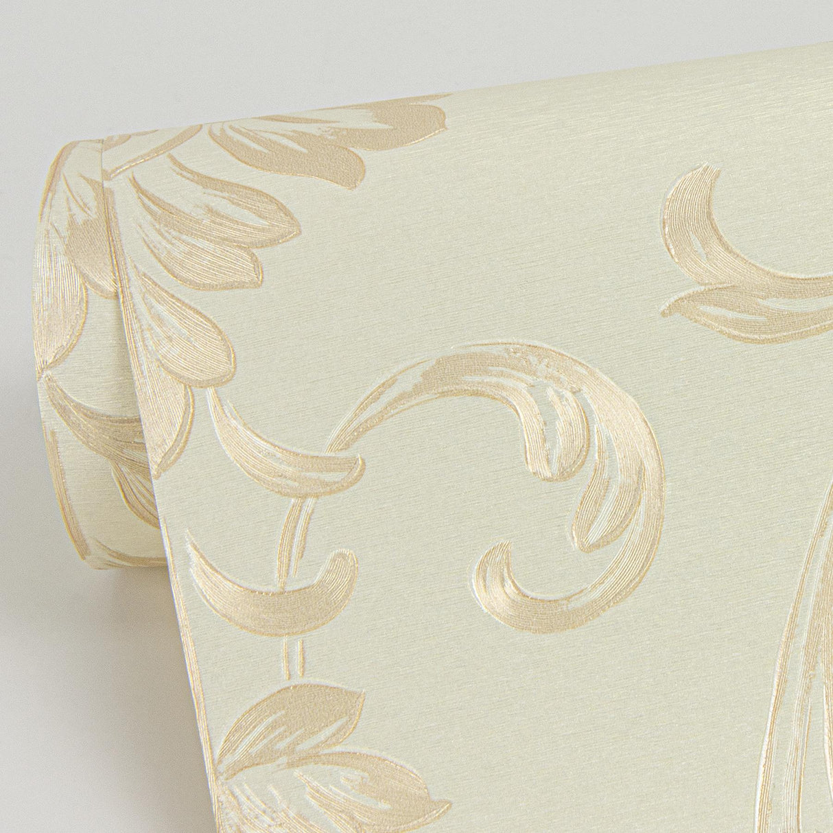 York Antonella Gold Scroll Wallpaper
