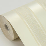 York Zeta Light Yellow Moire Stripe Wallpaper