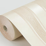 York Zeta Peach Moire Stripe Wallpaper