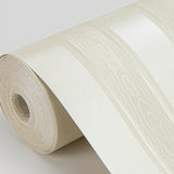 York Zeta Cream Moire Stripe Wallpaper