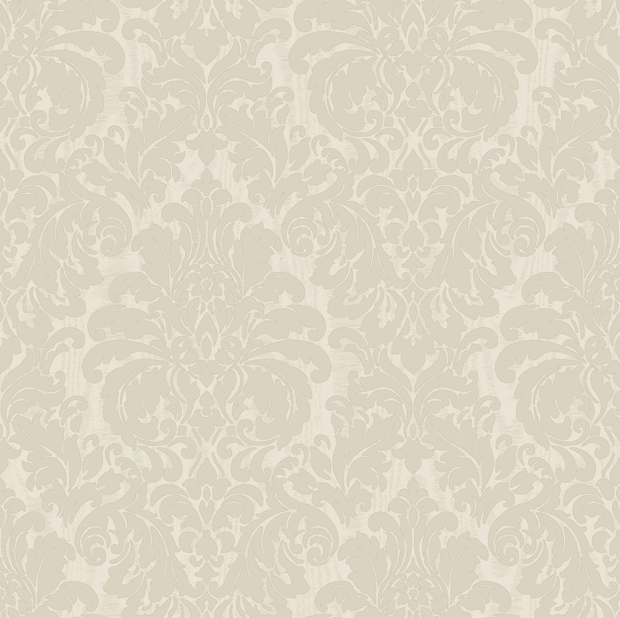 York Betina White Damask Wallpaper