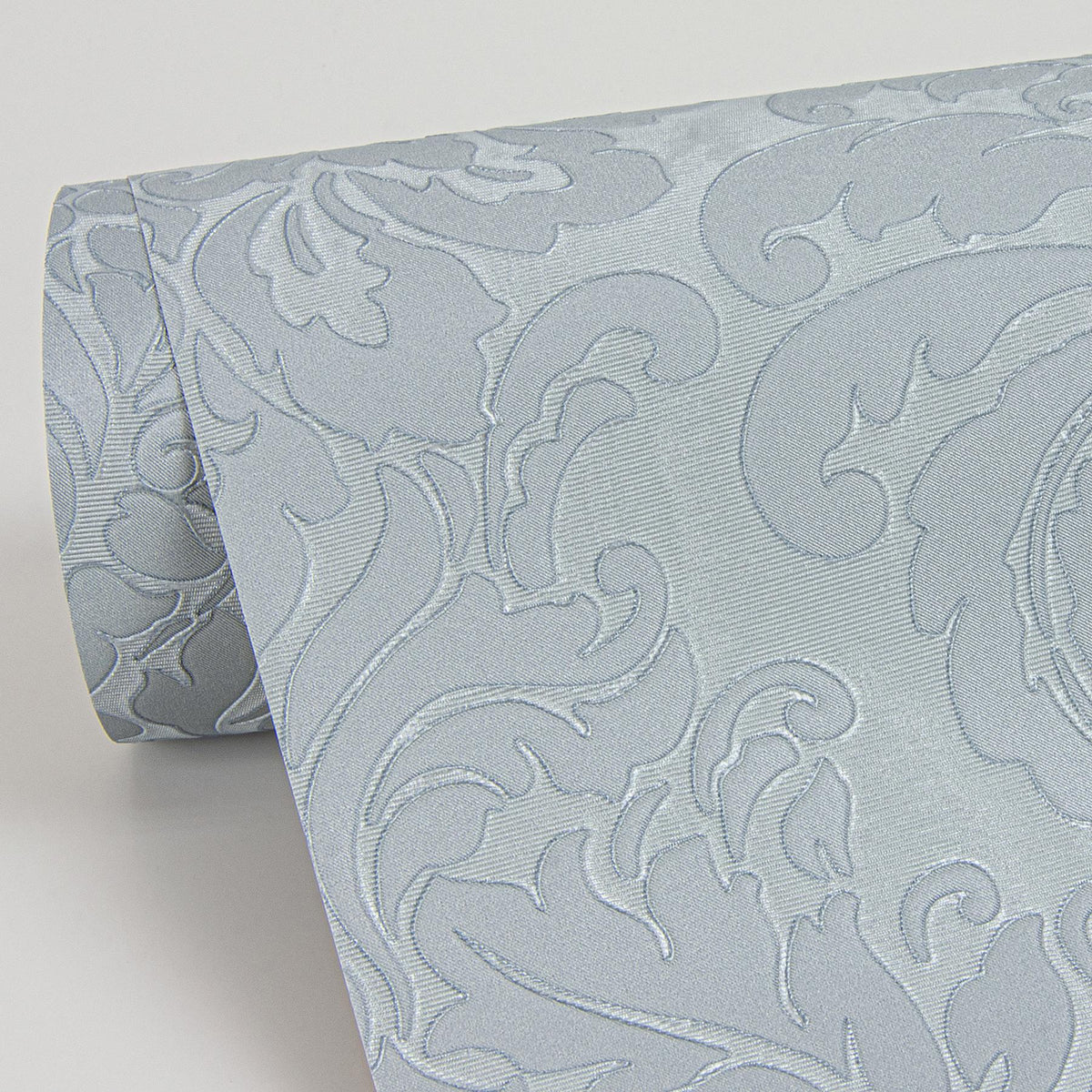 York Betina Light Blue Damask Wallpaper