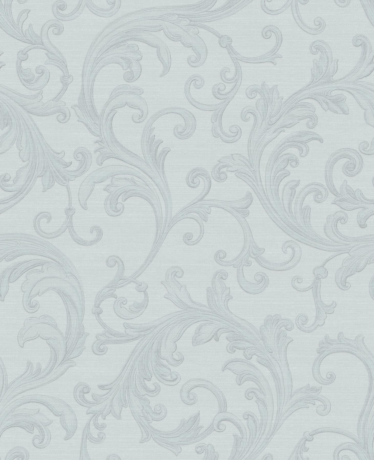 York Noemi Light Blue Acanthus Wallpaper
