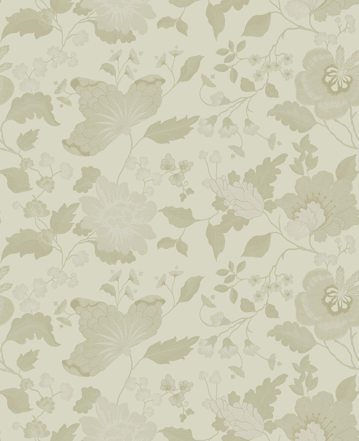 York Vittoria Gold Floral Wallpaper