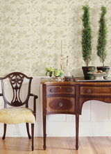 York Vittoria Gold Floral Wallpaper