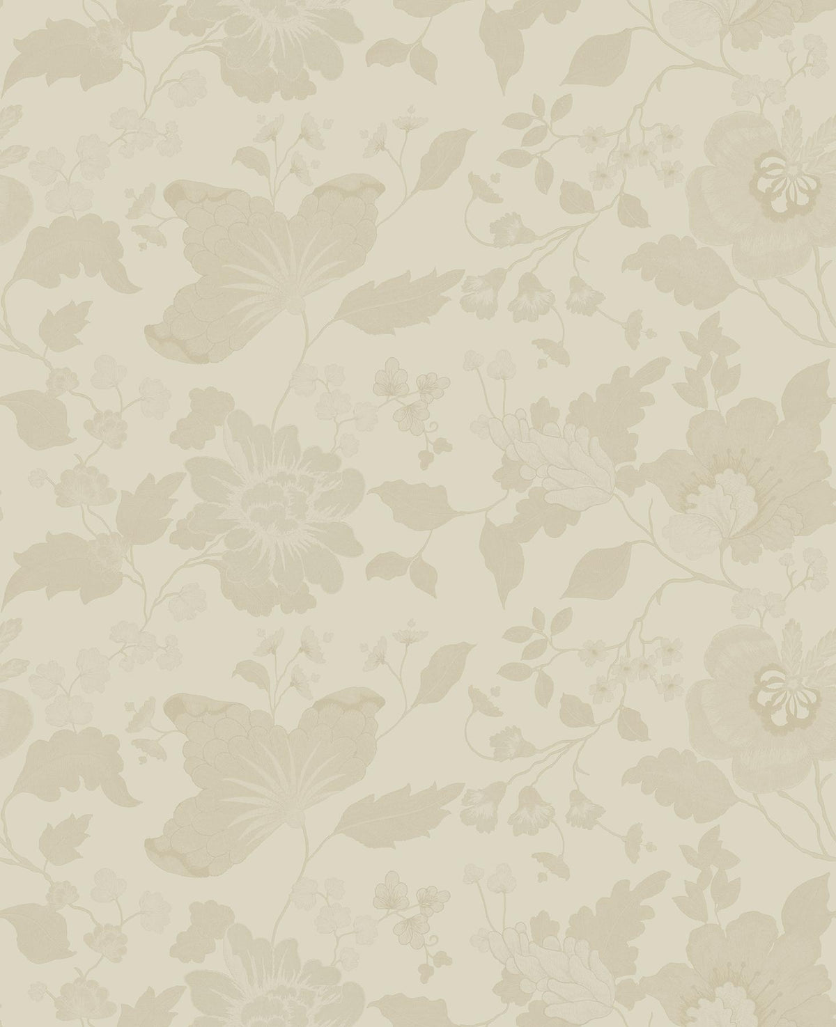 York Vittoria Cream Floral Wallpaper