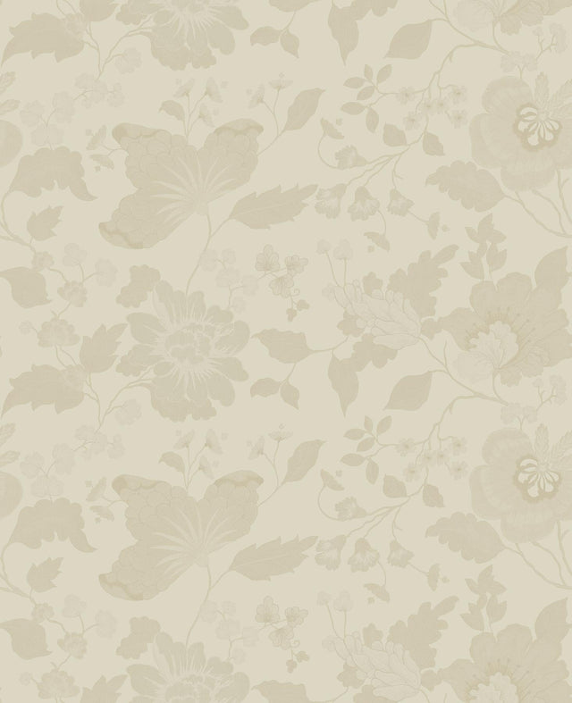 York Vittoria Cream Floral Wallpaper