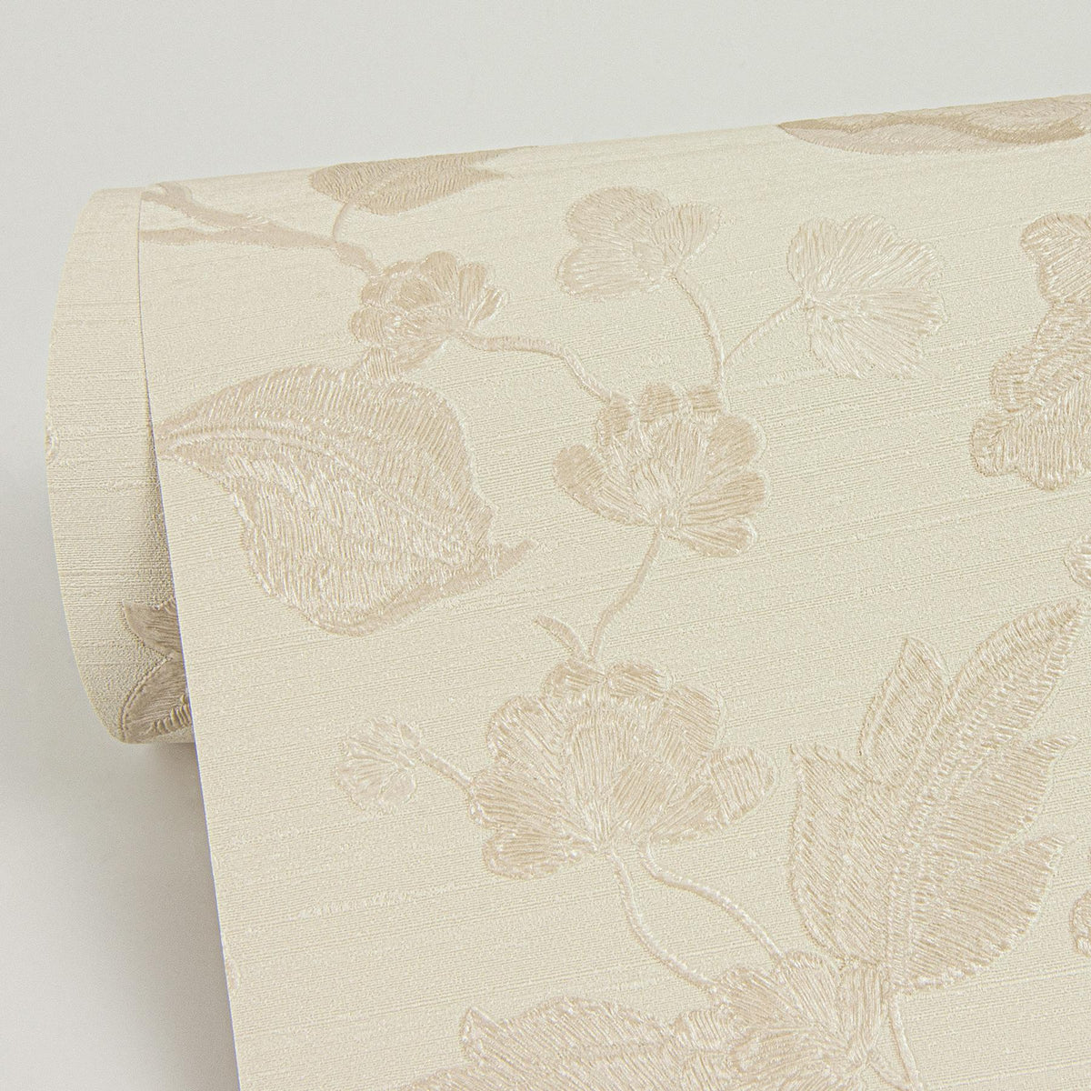 York Vittoria Cream Floral Wallpaper