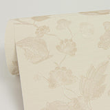 York Vittoria Cream Floral Wallpaper
