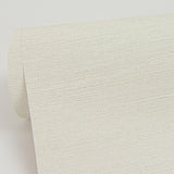 York Aida White Horizontal Silk Wallpaper