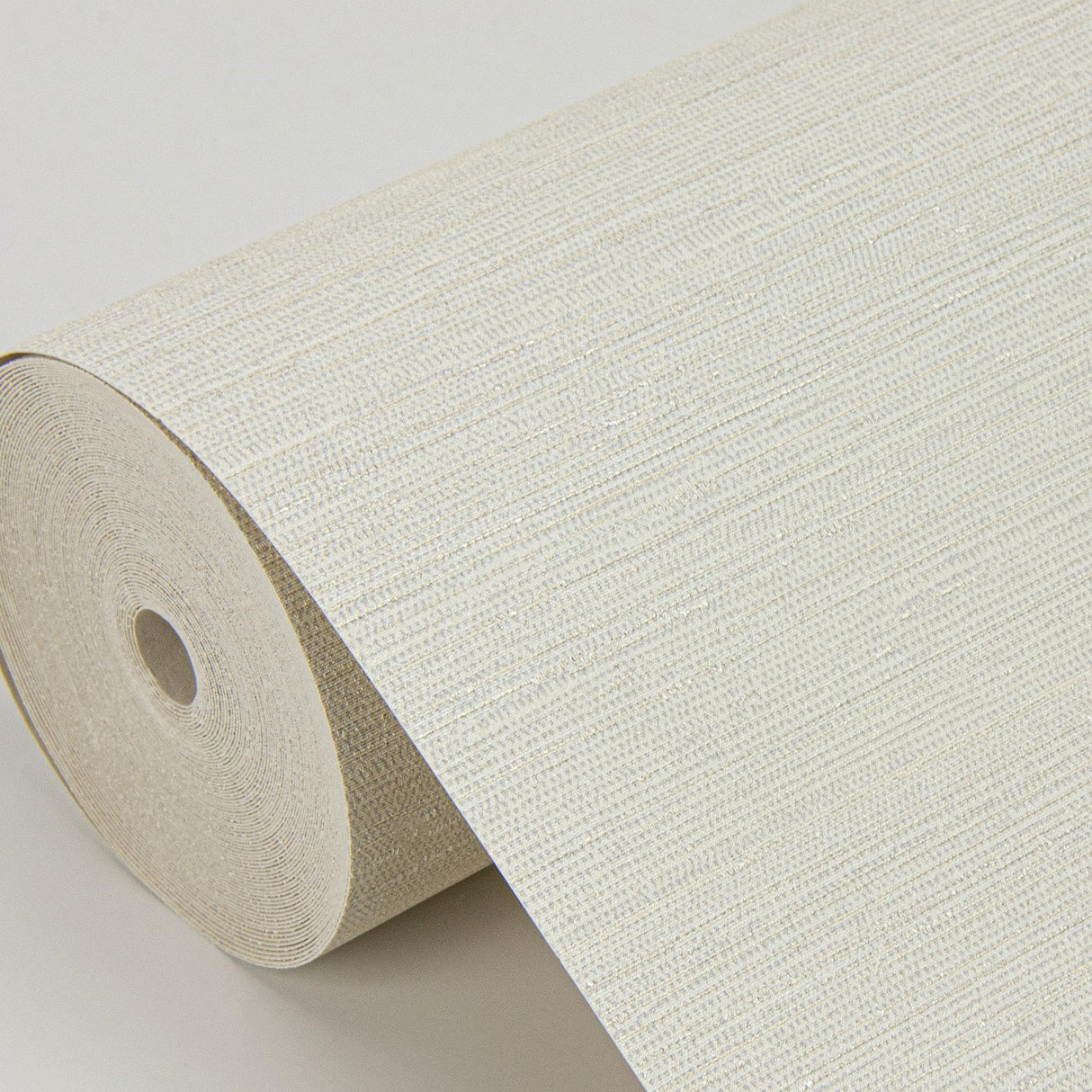 York Aida White Horizontal Silk Wallpaper
