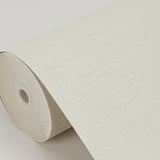 York Aida White Horizontal Silk Wallpaper