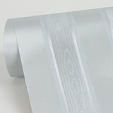 York Zeta Light Blue Moire Stripe Wallpaper