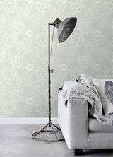 York Sonnet Sage Floral Wallpaper