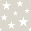York Amira Taupe Stars Wallpaper