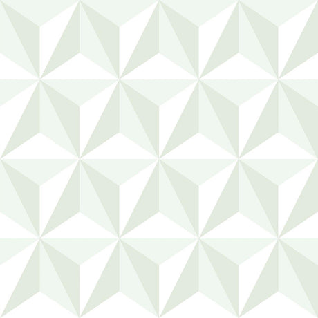 York Adella Sage Geometric Wallpaper