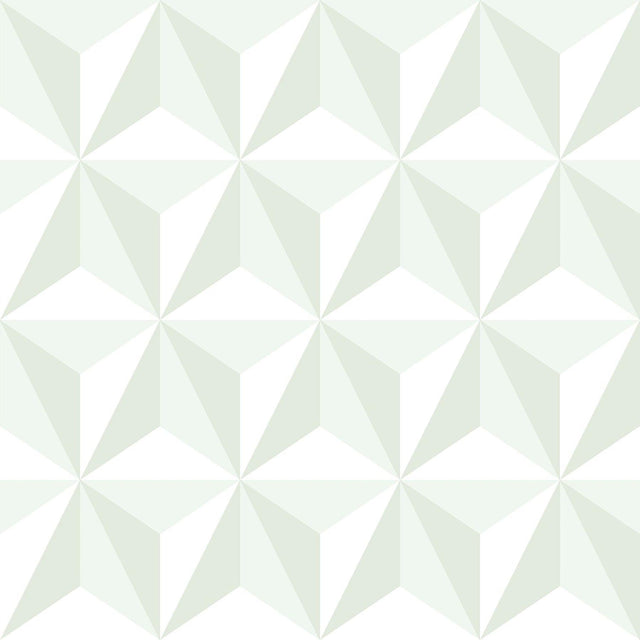 York Adella Sage Geometric Wallpaper