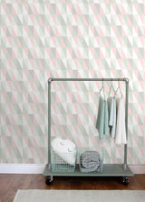 York Inez Pastel Geometric Wallpaper