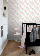 York Inez Pastel Geometric Wallpaper
