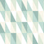 York Inez Teal Geometric Wallpaper
