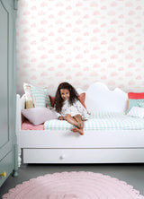 York Irie Pink Clouds Wallpaper