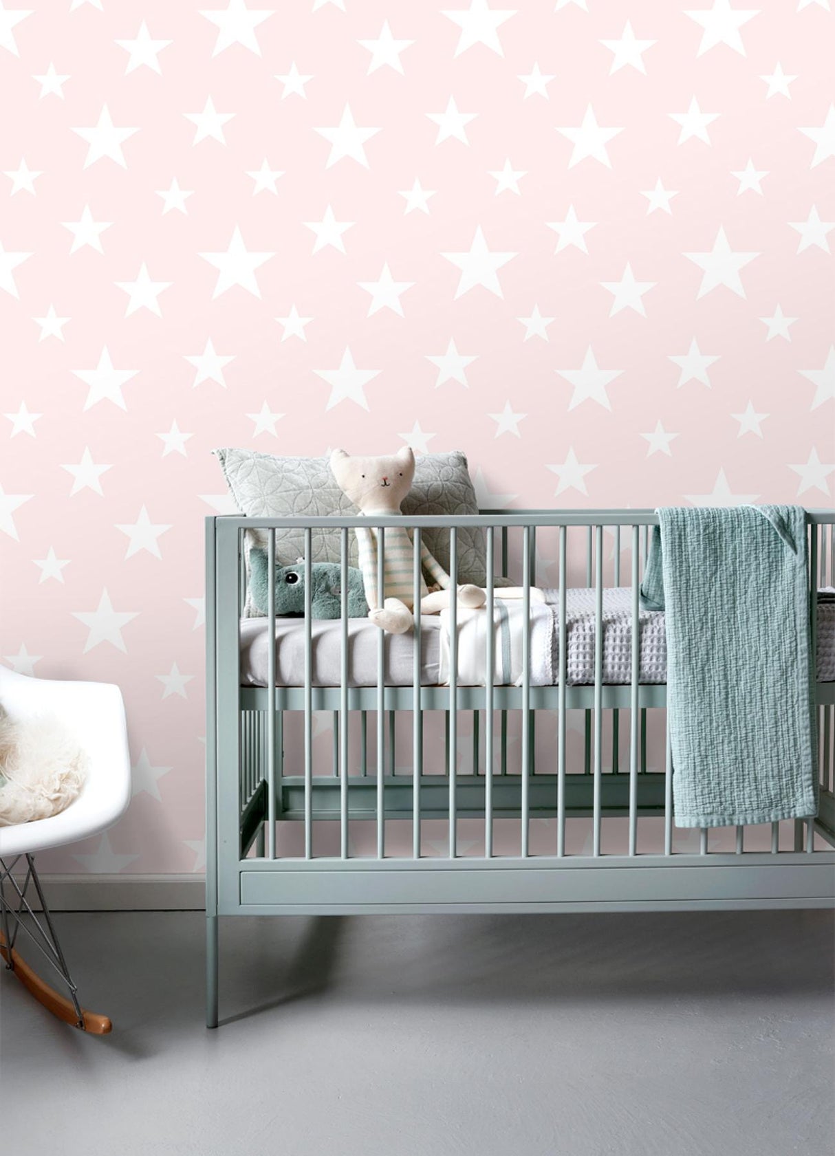 York Amira Pink Stars Wallpaper
