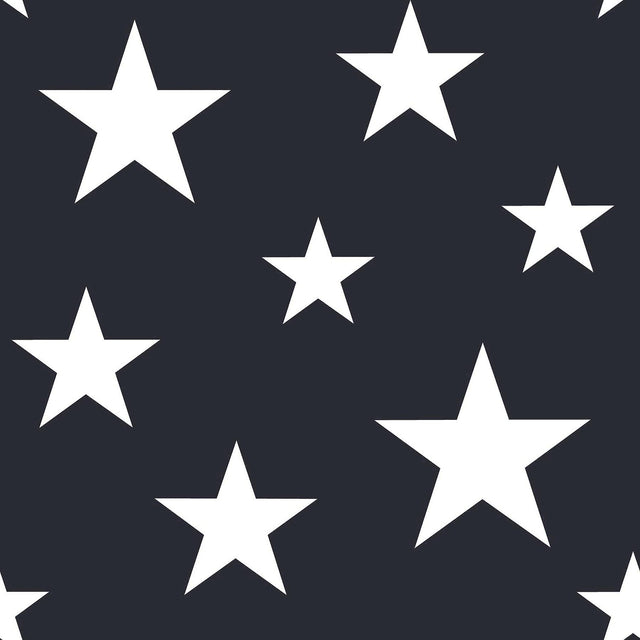 York Amira Navy Stars Wallpaper
