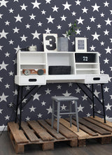 York Amira Navy Stars Wallpaper