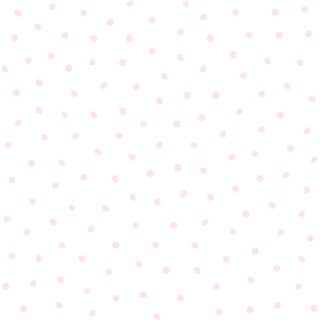 York Pixie Pink Dots Wallpaper