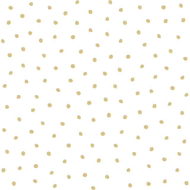 York Pixie Gold Dots Wallpaper