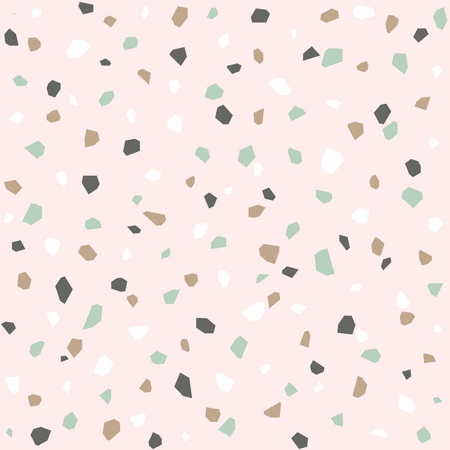 York Ona Pink Terrazzo Wallpaper