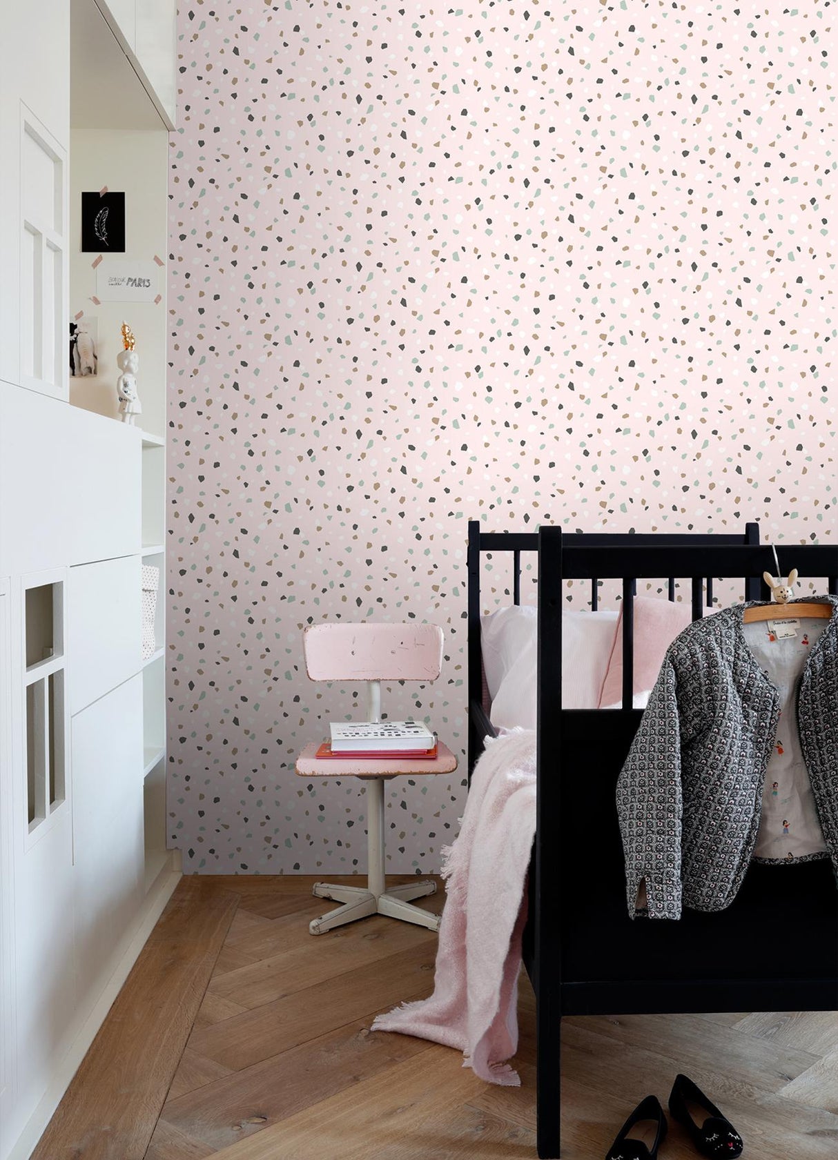 York Ona Pink Terrazzo Wallpaper