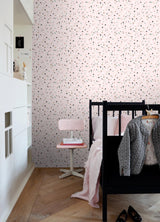 York Ona Pink Terrazzo Wallpaper