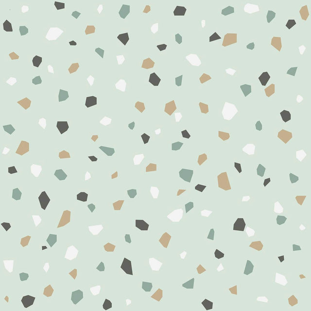 York Ona Mint Terrazzo Wallpaper