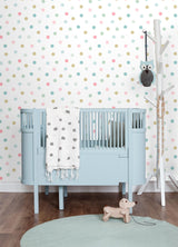 York Jubilee Multicolor Dots Wallpaper