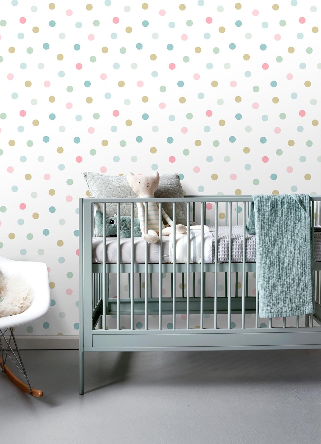 York Jubilee Multicolor Dots Wallpaper