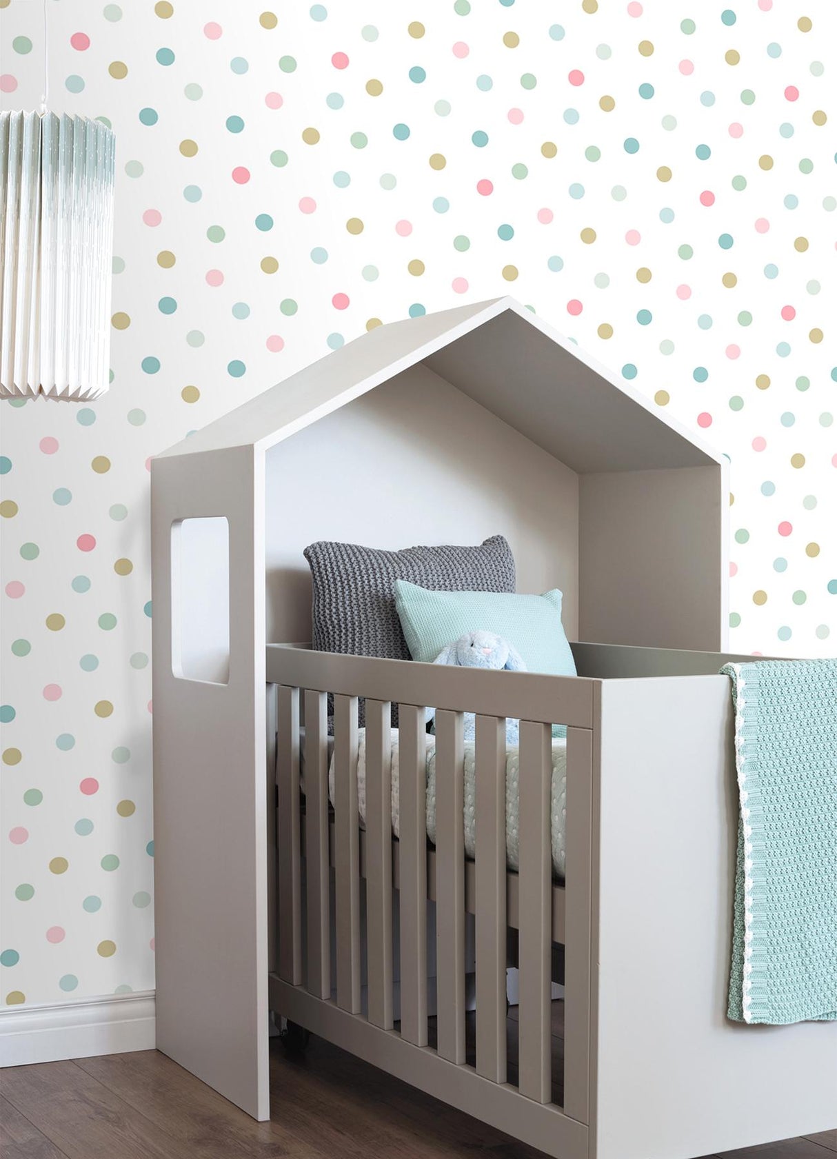 York Jubilee Multicolor Dots Wallpaper