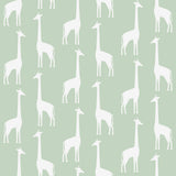 York Vivi Sage Giraffe Wallpaper