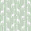 York Vivi Sage Giraffe Wallpaper