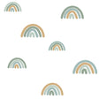 York Joss Teal Rainbow Wallpaper