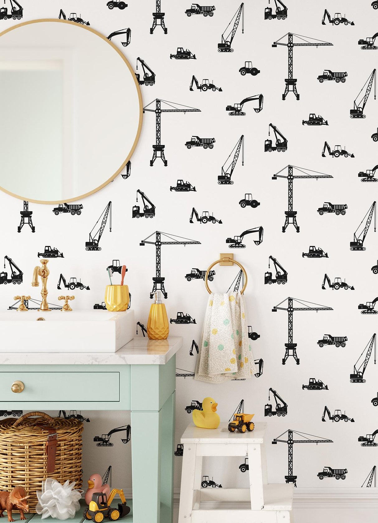 York Eowyn Black Cranes Wallpaper